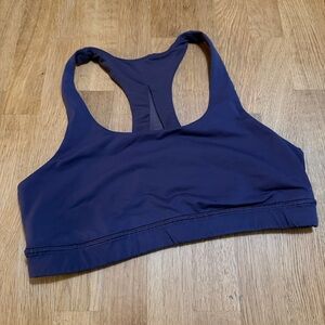 Lululemon 10 Invigorate Purple Unlined Racerback Sports Bra